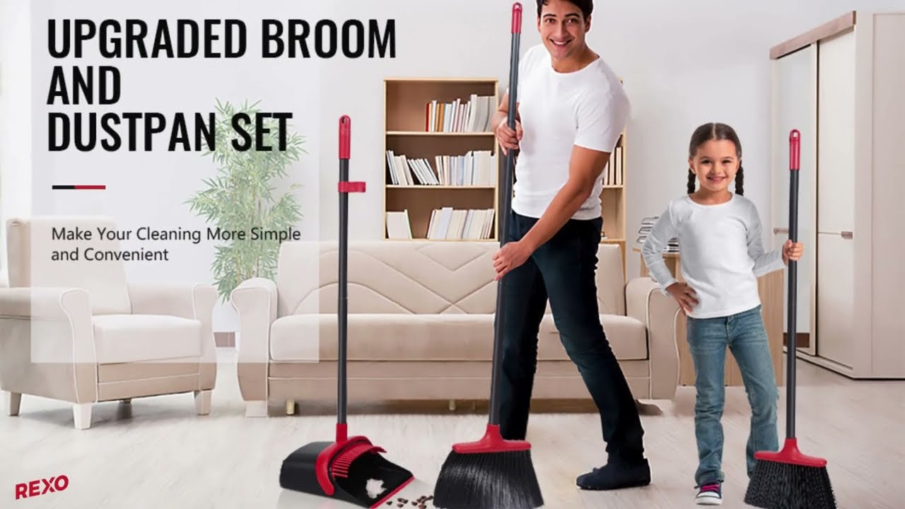 How To Use and Assemble Your New Long Handle Dustpan and Brush Set | Rexo Store | Amazon UK