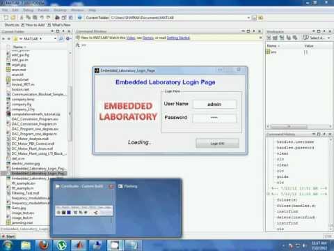 Matlab Login Page