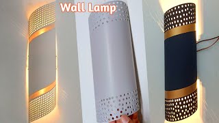 Modern Lighting ideas From Pvc Pipe How to Make a Beautiful Wall Lamp at Home