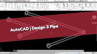 Autocad Tutorial | Design 3D Pipe