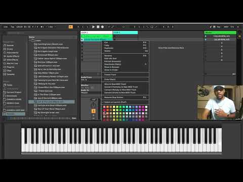 Running loops & click using Ableton Live #ableton #keyboard #session #abletonlive