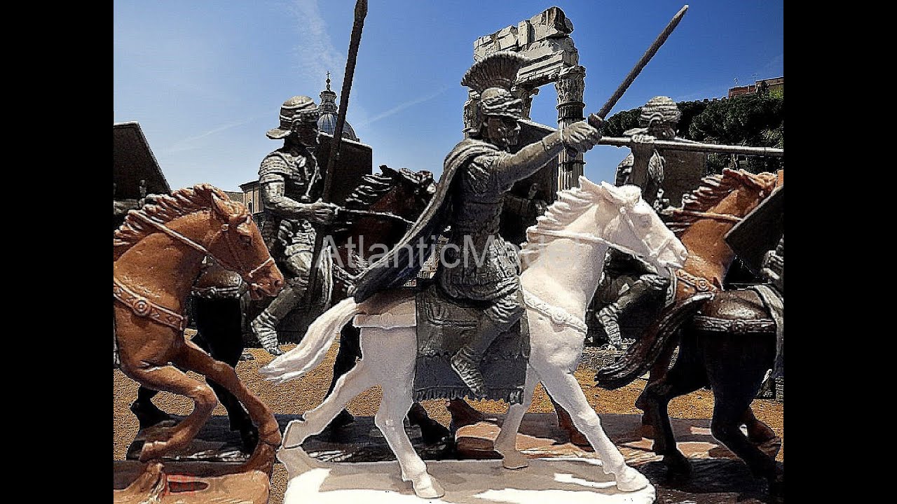 солдатики exforce RMN set #02-S Римская вспомогательная кавалерия 5 фигур 5 поз