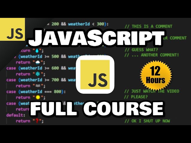 JavaScript Full Course for free 🌐 (2024) class=