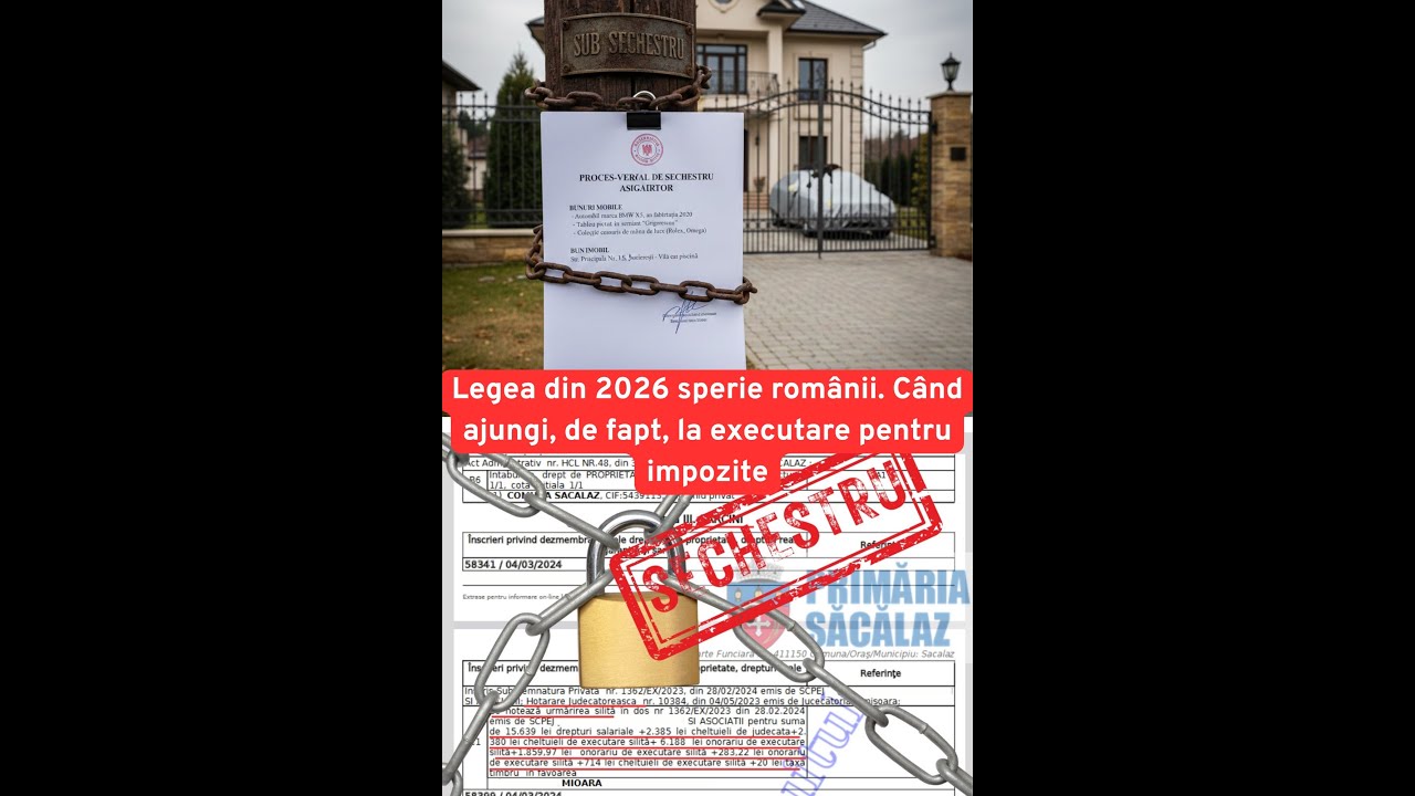 Primăria îți poate lua terenul sau casa pentru restanțe la impozit? C