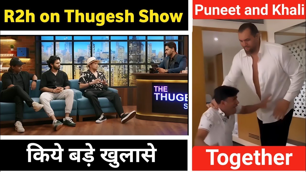 Round 2 hell on Thugesh Show, Puneet Superstar meet Great Khali |