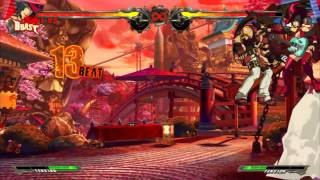 Guilty Gear Xrd: I-No Corner Combo + Air Throw Reset