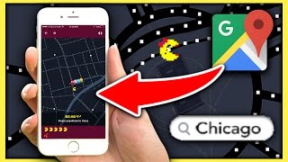 MS. PAC-MAN ON GOOGLE MAPS! (GOOGLE MAPS APRIL FOOLS' PRANK 2017!)