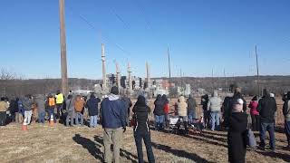 James River Power Plant demolition in Springfield, MO.