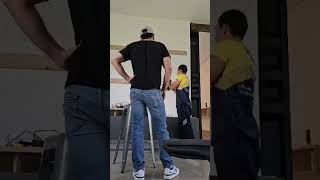 instalación panel de tv#diy #mueblesdediseño #mueblespersonalizados #centrodeentretenimiento#madera