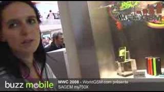 MWC 2008 : SAGEM my750X