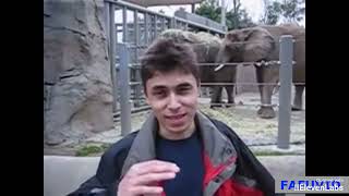 The first ever YouTube video - Me at the zoo (on Chinese)