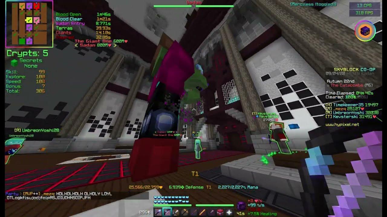 M6 Berserker POV Hypixel Skyblock (Cata 44) YouTube