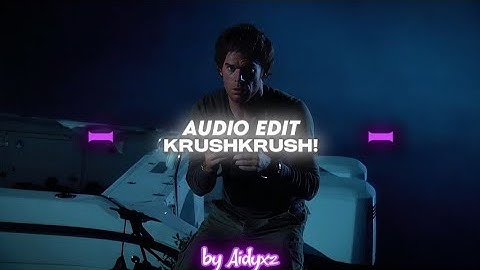 KrushKrush x Bye Bye - Hussain Ali / Edit Audio (slowed)