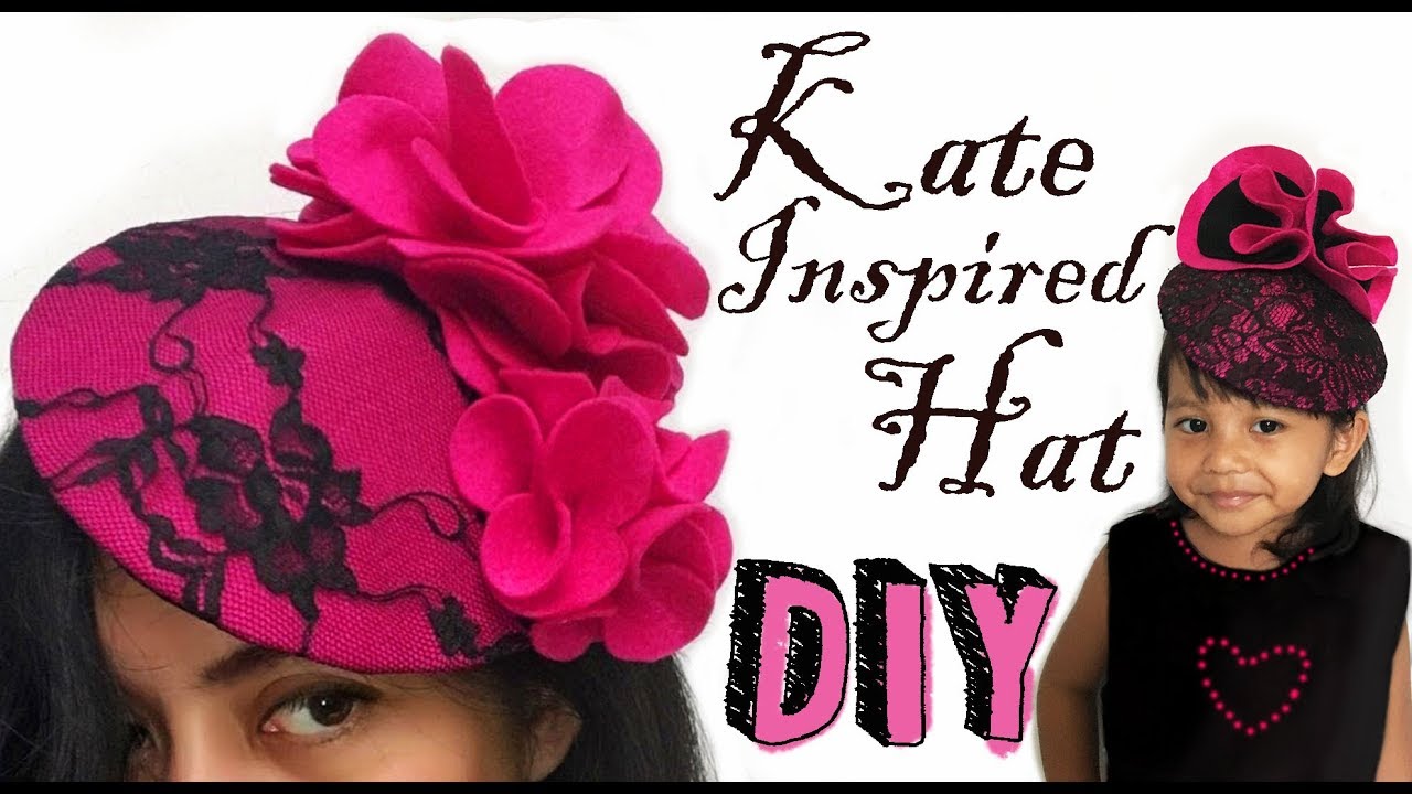 DIY Kate Inspired Hat 1 || Cara Membuat Topi A la Kate