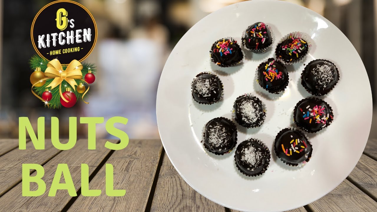 HOW TO MAKE CHOCO NUT BALLS SWEET RECIPE CHRISTMAS SPECIAL YouTube