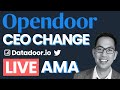 Live opendoor ceo eric wu stepping down  discussion  ama