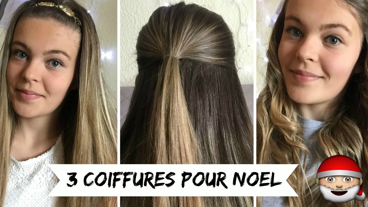 COIFFURES POUR NOEL & NOUVEL AN - YouTube