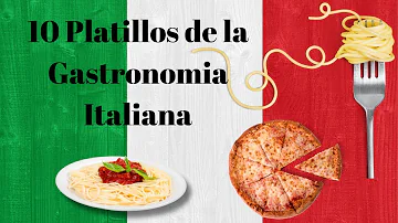 ¿Cuáles son los 3 platos más populares de Italia?