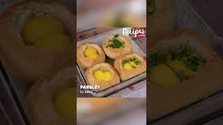 Just put everything inside the bread and your breakfast will be ready! #shorts Profile