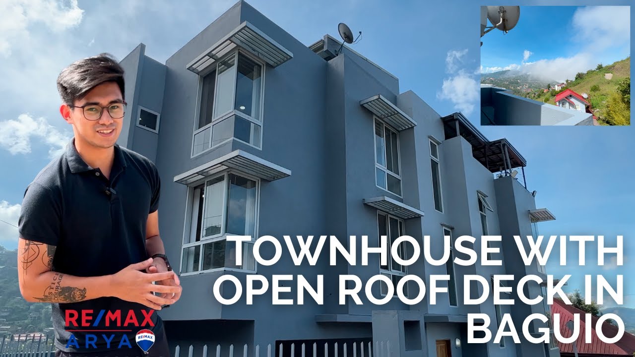 Tour #44: A townhouse with an open roof deck view in Baguio City (SOLD)