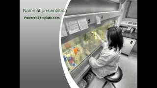 Laboratory Tests PowerPoint Template by PoweredTemplate.com