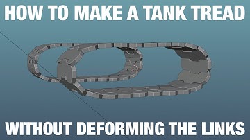 How To Add A Tank Tread In Blender - Without Deforming The Links