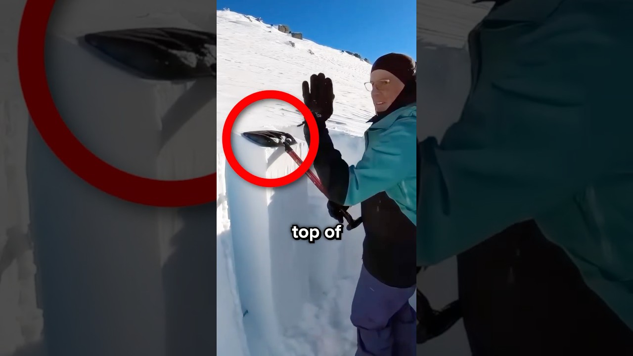 Why Do They Tap On Snow Like This?