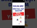 Bireysel Eşit Dağıtım Nasıl Yapılır?