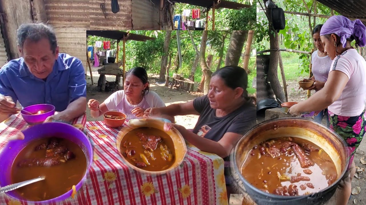 ASI NOS QUEDO EL Rico y delicioso frijoles Rojos con chicharrones de cerdo BLANCA EMPESO ASEr🤤😋