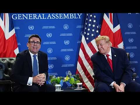Burnham destaca “boa ligação” com Trump em primeiro encontro em Nova Iorque