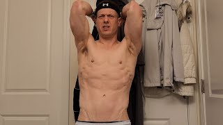 Post-workout pump check P90X yoga x wk 25 d 4 healthy body transformation 