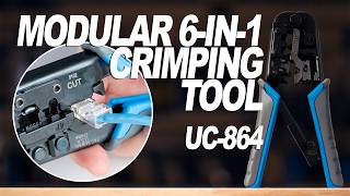 Jonard Tools Modular 6-in-1 Crimping Tool (UC-864) Product Video