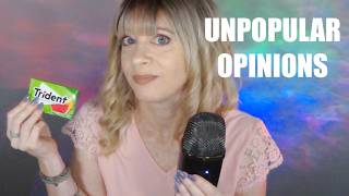 ASMR Gum Chewing Unpopular Opinions | Whispered