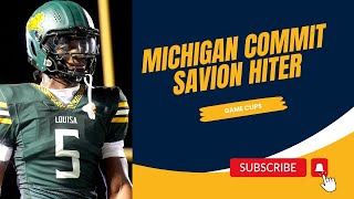 5-star Michigan RB commit Savion Hiter DOMINATES!!!! | #GoBlue