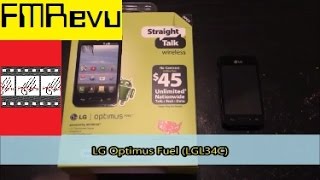 LG Optimus Fuel (L34C) Straight Talk Cell Phone