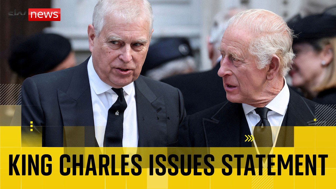 King shares 'deep concern' and says 'law must take its course' after Andrew arrest