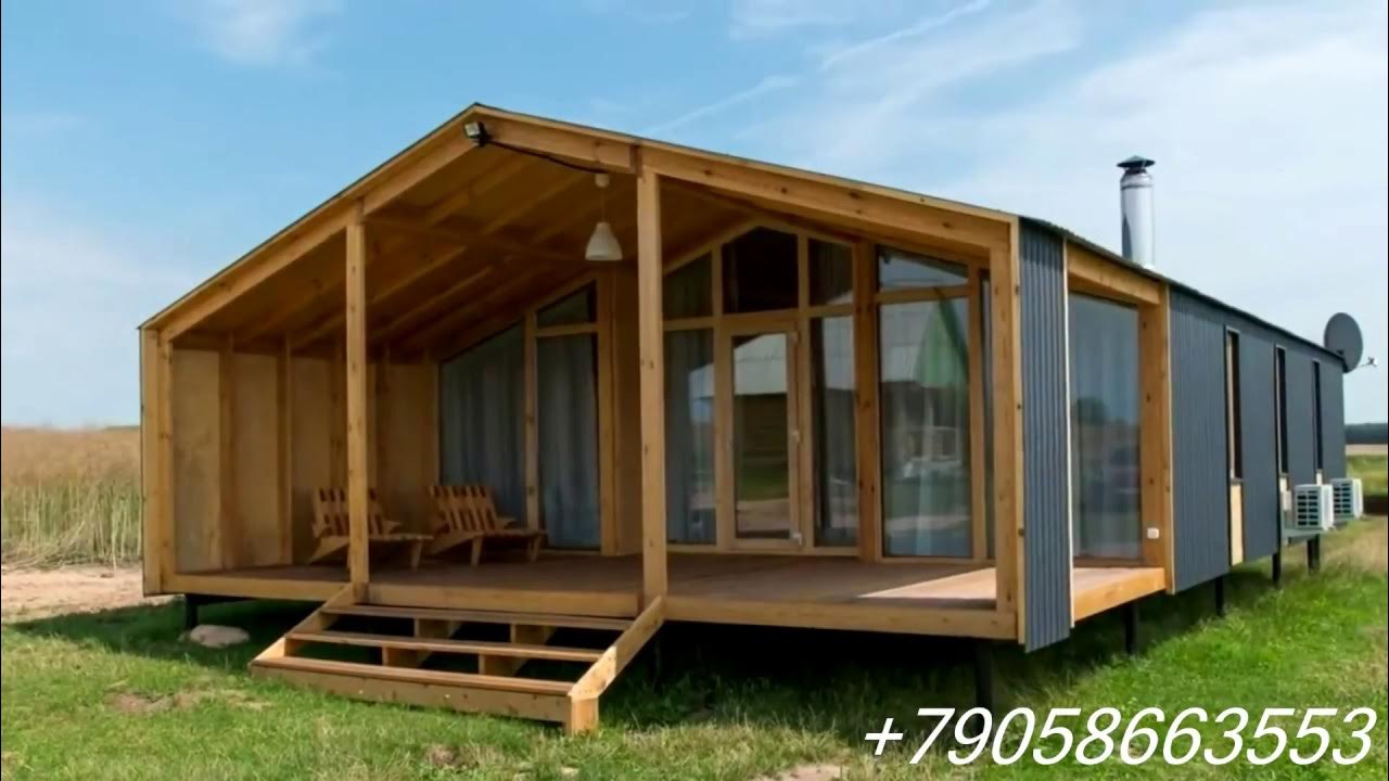 жилой модульный дом "оптима 2. чем отличается модульный дом от каркасного. дубльдом 6 на 6. дубльдом фахверк. модульный деревянный дом.