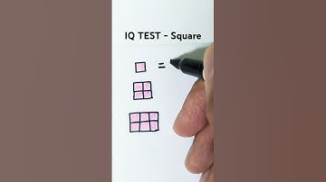 IQ TEST - How many squares?