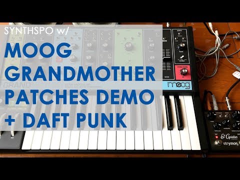 Moog Grandmother Patch Demo (5 total, 2 w/ Daft Punk sequences) - SYNTHSPO #004