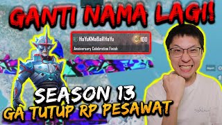 GANTI NAMA LAGI!! GA PERLU TUTUP RP PESAWAT!! PAKE SKIN POWER RANGER | PUBG MOBILE