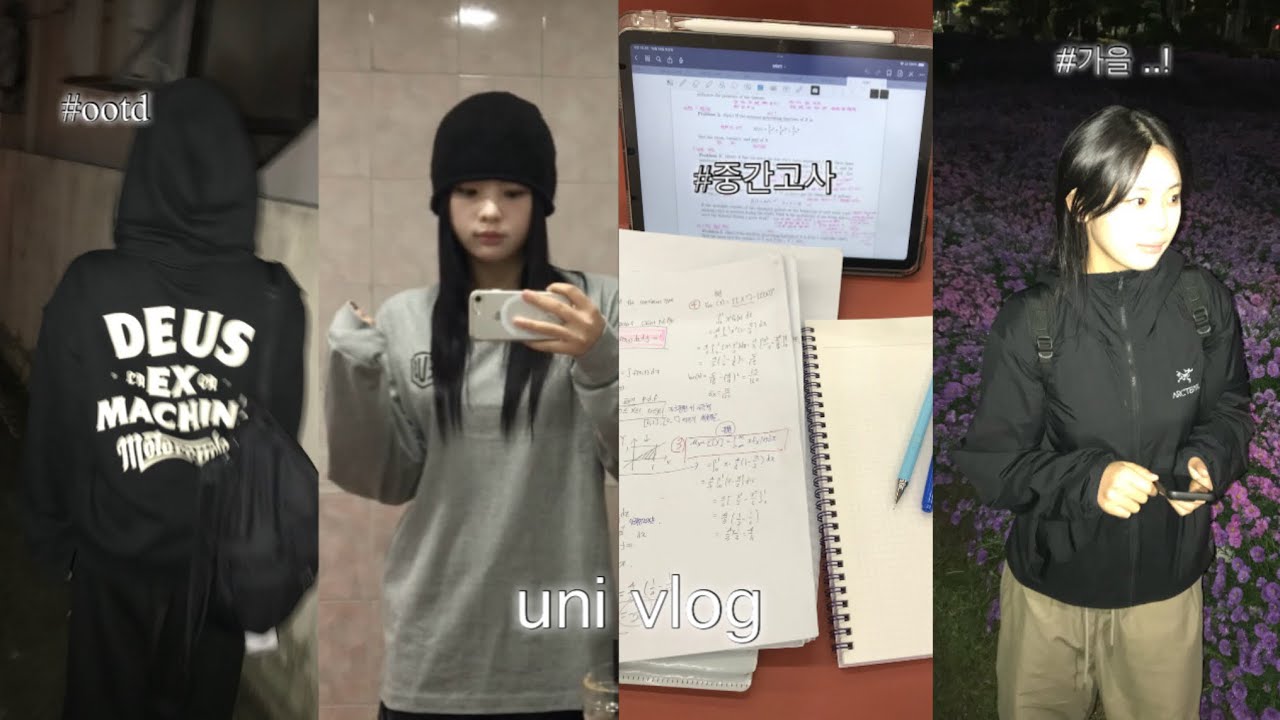 대학생 브이로그, 또 시험기간이다