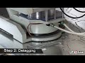 How stack sheet machining / detagging works