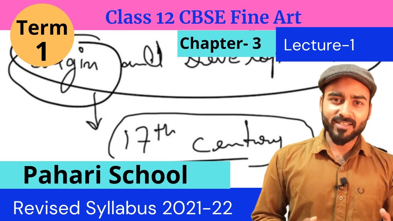Lt-1, Ch-3 | The Pahari School of Miniature Painting |Fine Art Theory lecture for class 12