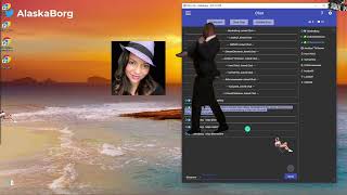 The !Slap Command built using Mix It Up Bot