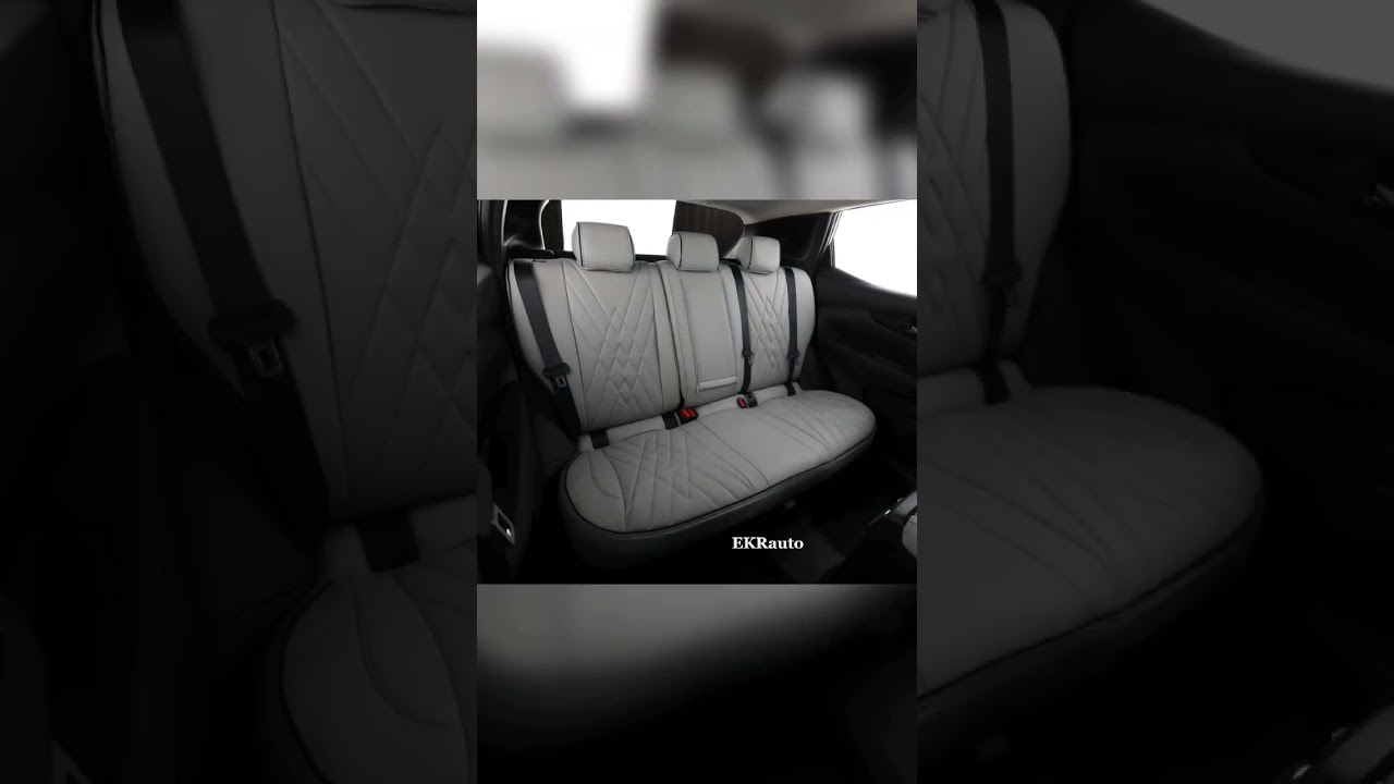 Explore the effect of seat cover installed on Nissan Qashqai 