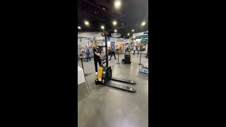 Big Joe BUD autonomous pallet jack demo