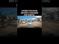 Opened door, no check ⚠️ — Subscribe for daily road moments 🚗#driver #dashcam #fyp