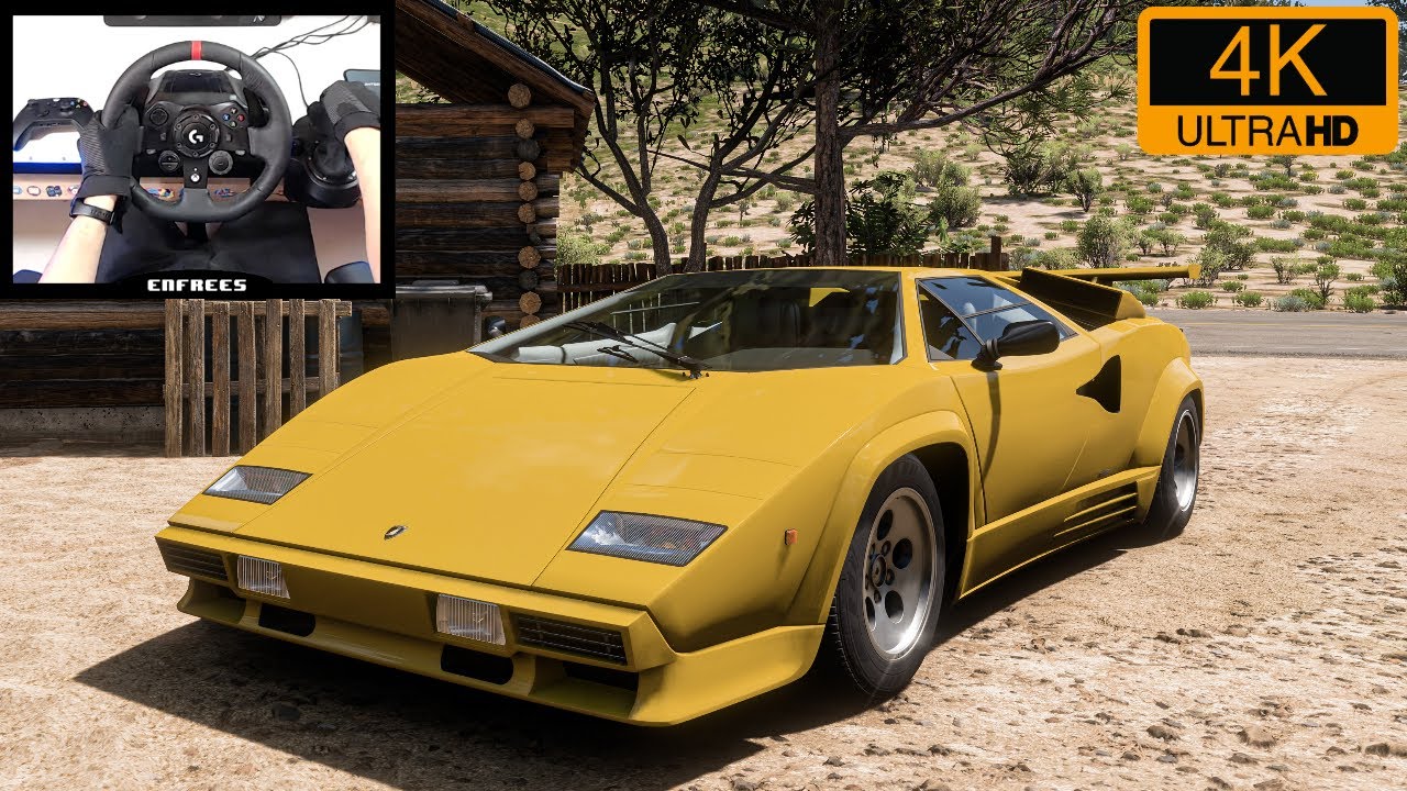 Countach LP5000 Forza Horizon 5 Logitech G923 Steering