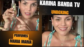 Karina banda: unboxing de fragancias Maria Maria