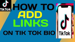 How to add links to tik tok Bio (2023)